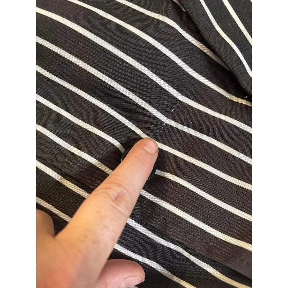 Gangster Halloween Costume (youth) Black & White Pinstripe